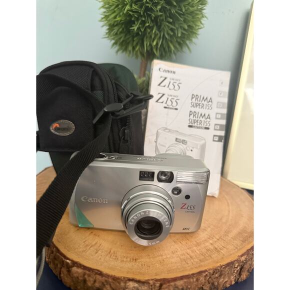 Canon Sure Shot Z155 Caption– 35mm Film Camera – Tested, w/ Case & Manual - Picture 1 of 13